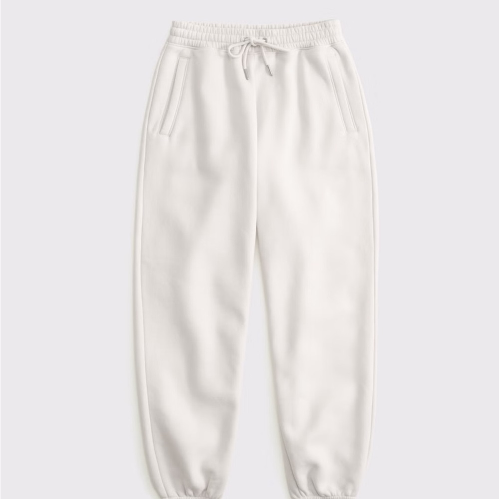 Abercrombie & Fitch Cream Joggers
